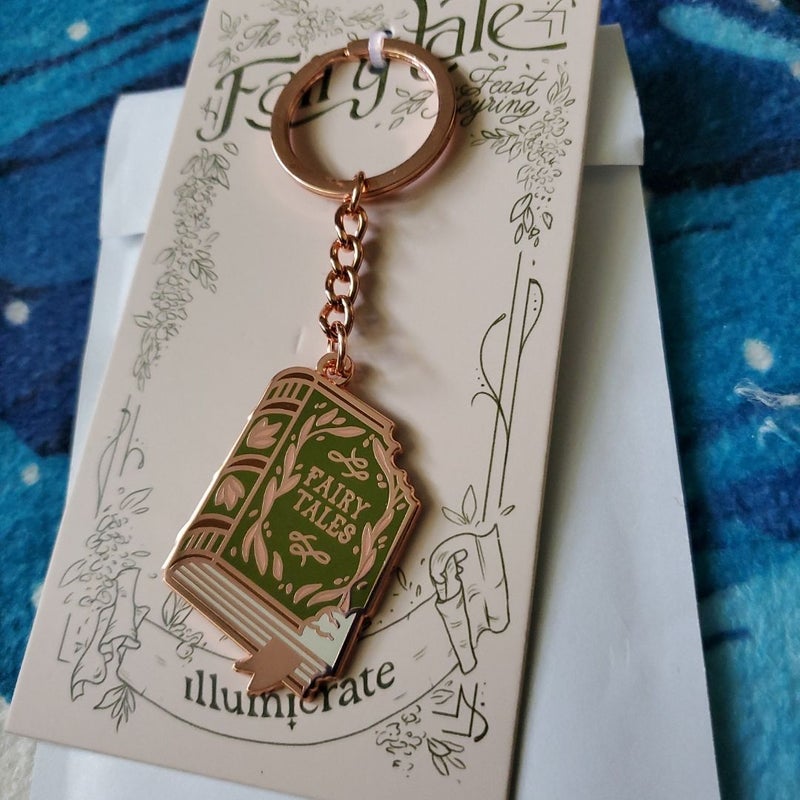 The Book Eaters keyring