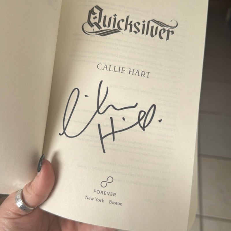Quicksilver *HANDSIGNED*