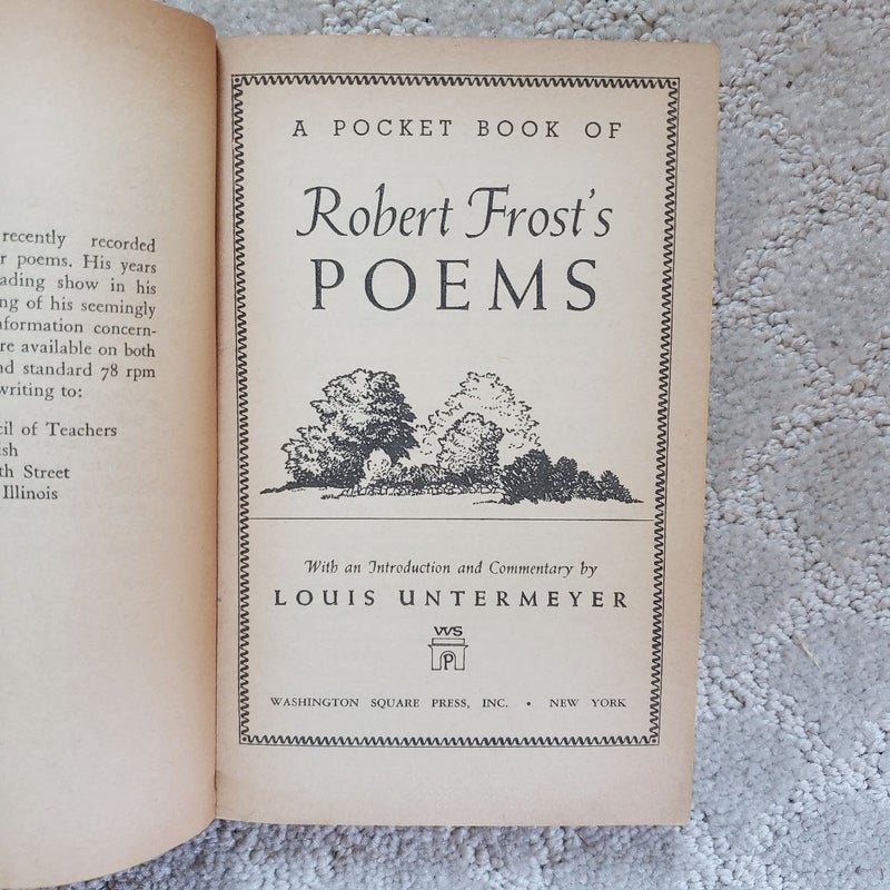 New Enlarged Pocket Anthology of Robert Frost's Poems (16th Printing, 1963)