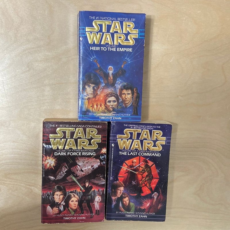 Star Wars The Thrawn Trilogy (All First Editions First Printings-Complete 3 book Series)