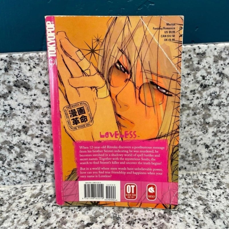 Loveless Manga Volumes 1-3