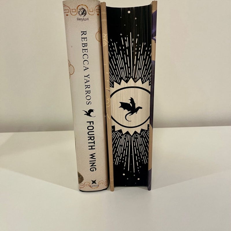 Fairyloot Exclusive Editions: Fourth Wing + Iron Flame & Basgiath Cap