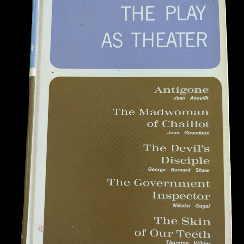 The Play as Theater 