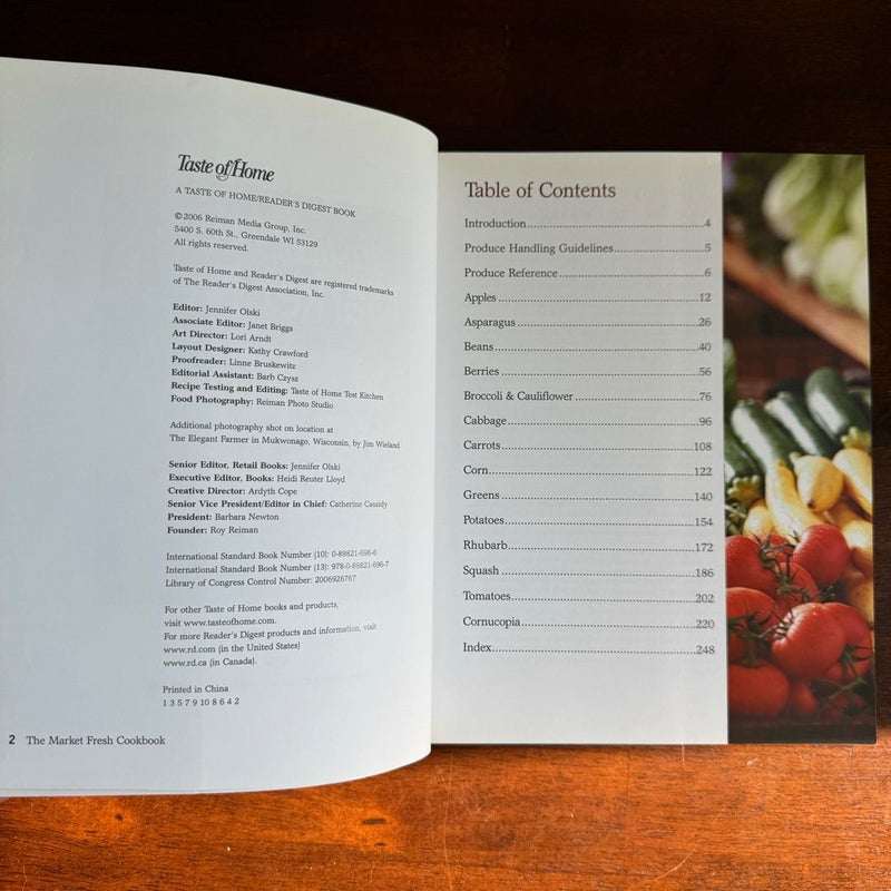 Taste of Home The Market Fresh Cookbook