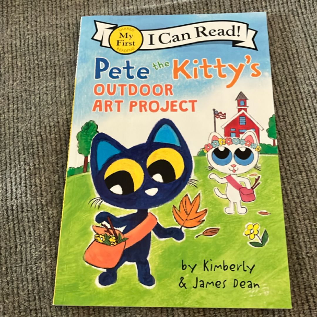 Pete the Kitty's Outdoor Art Project