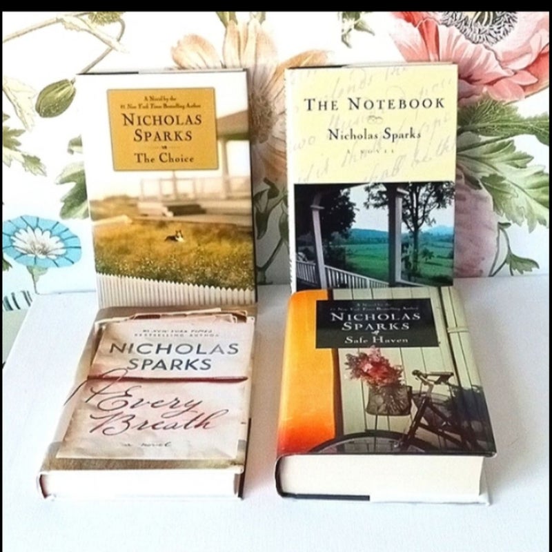 Nicholas Sparks books (4)