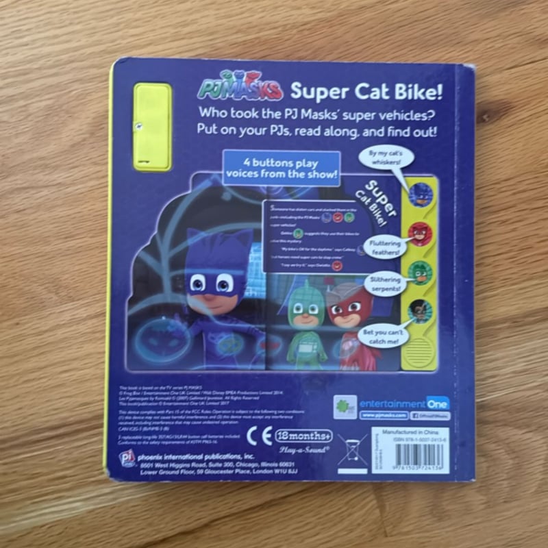 PJ Masks: Super Cat Bike! Sound Book