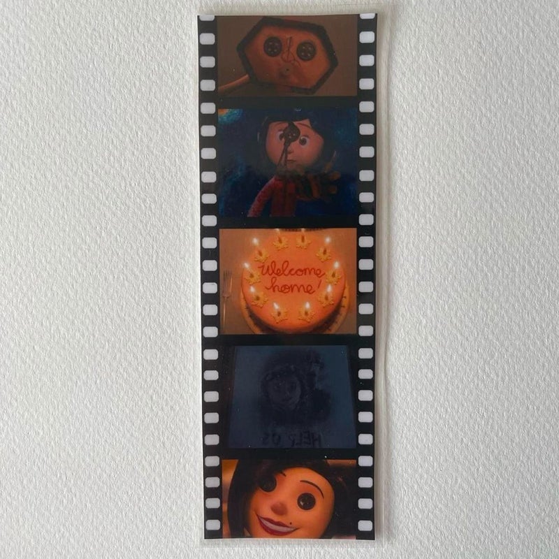 Coraline film strip bookmark 