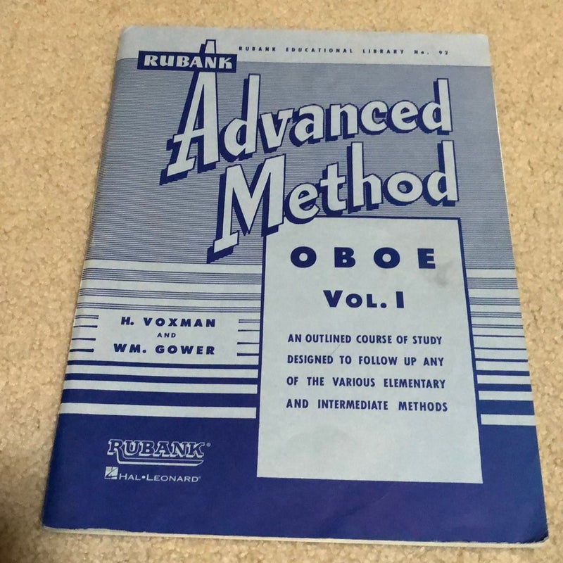 Rubank Advanced Method - Oboe Vol. 1