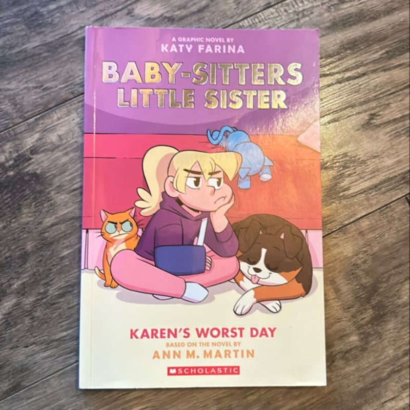 Karen's Worst Day (Baby-Sitters Little Sister Graphic Novel #3)