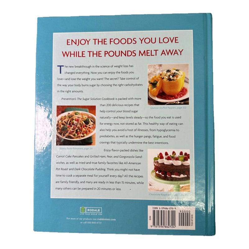 Prevention's the Sugar Solution Cookbook