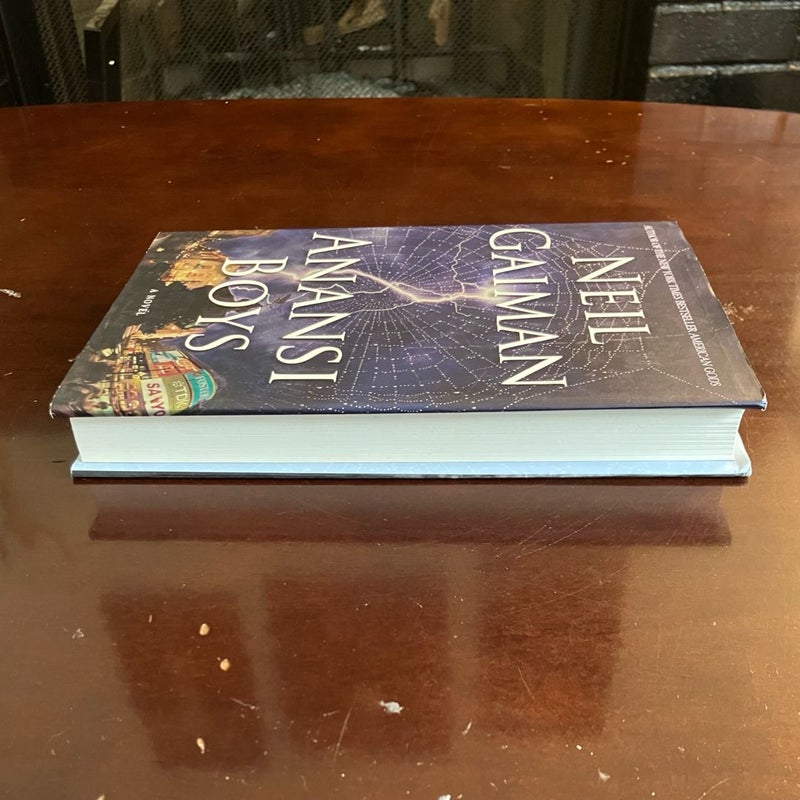 *Signed* Anansi Boys - First Ed/First printing 