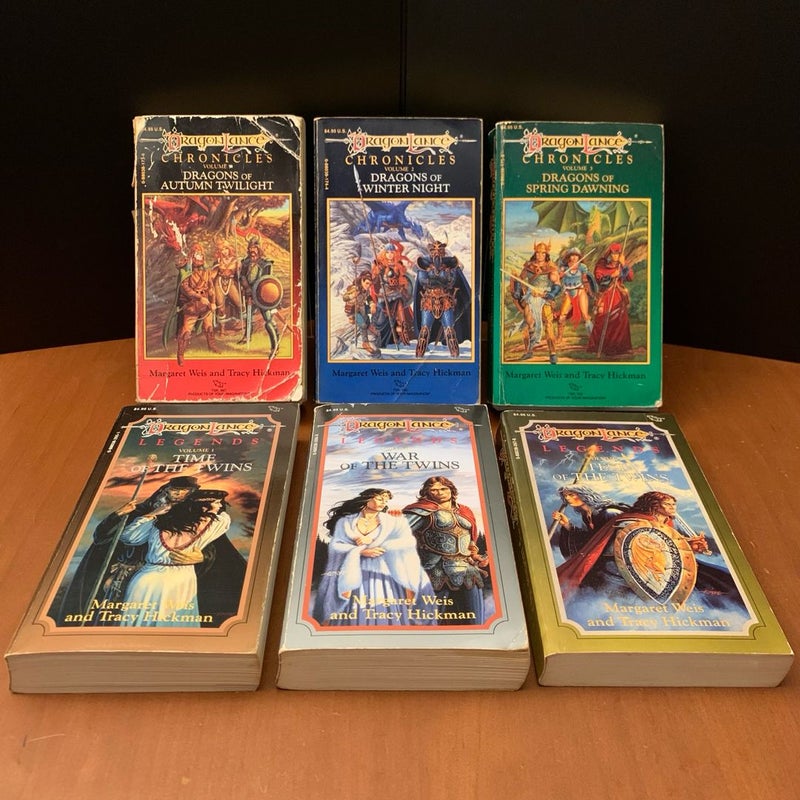 DragonLance Starter Set, Core Plot Novels: Chronicles Trilogy, Legends Trilogy, Second Generation, Dragons of Summer Flame, Dragons of a New Age Trilogy