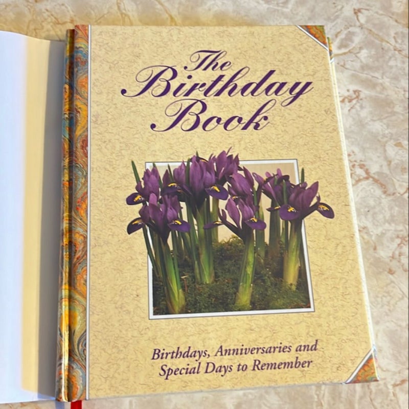 The Birthday Book: Birthdays, Anniversaries and Special Days to Remember