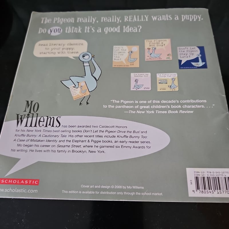 The Pigeon Wants a Puppy!