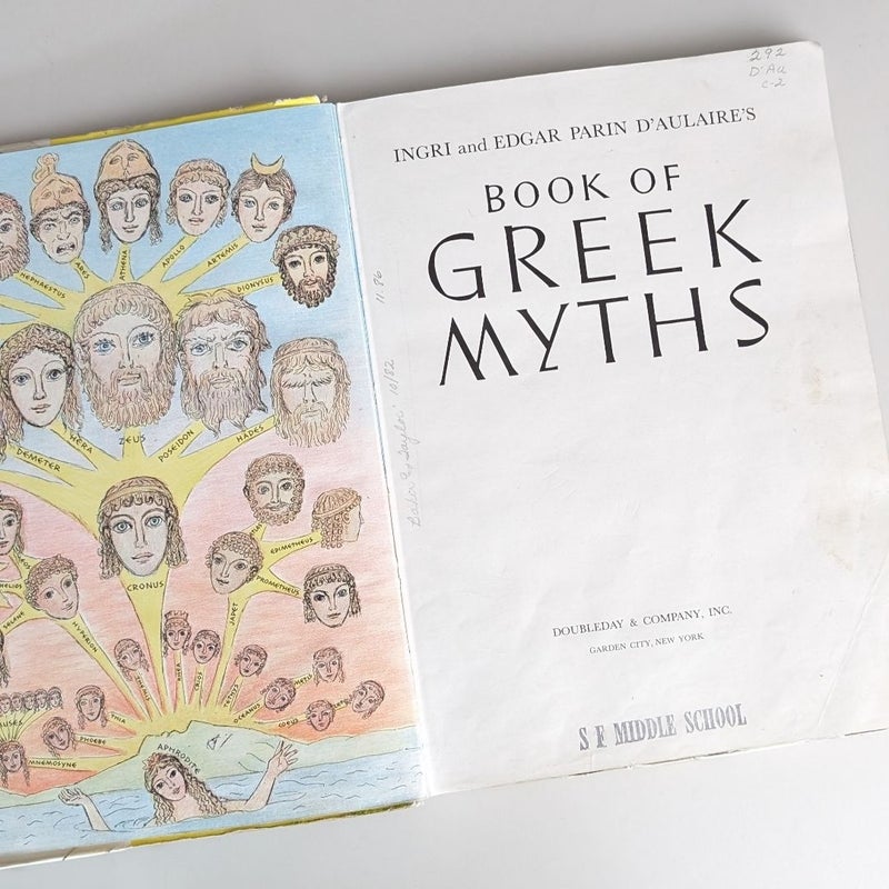 D'Aulaires' Book of Greek Myths