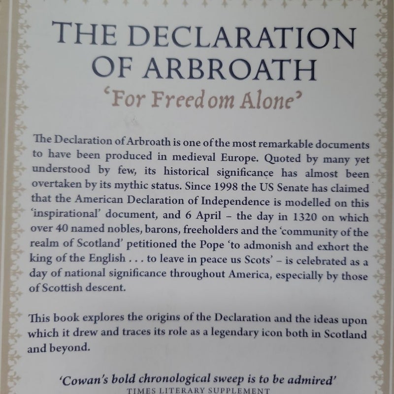 The Declaration of Arbroath