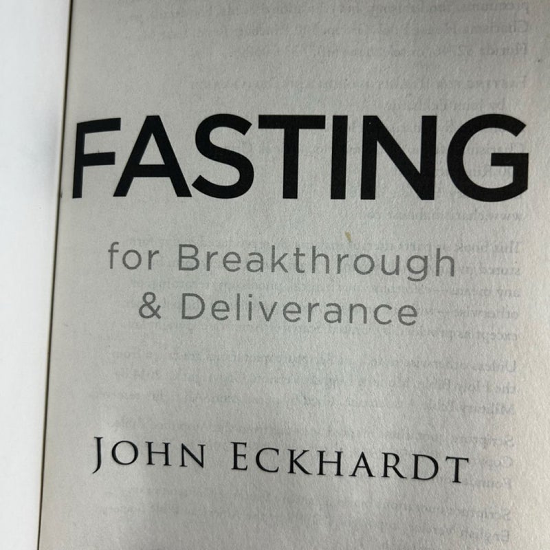 Fasting for Breakthrough and Deliverance