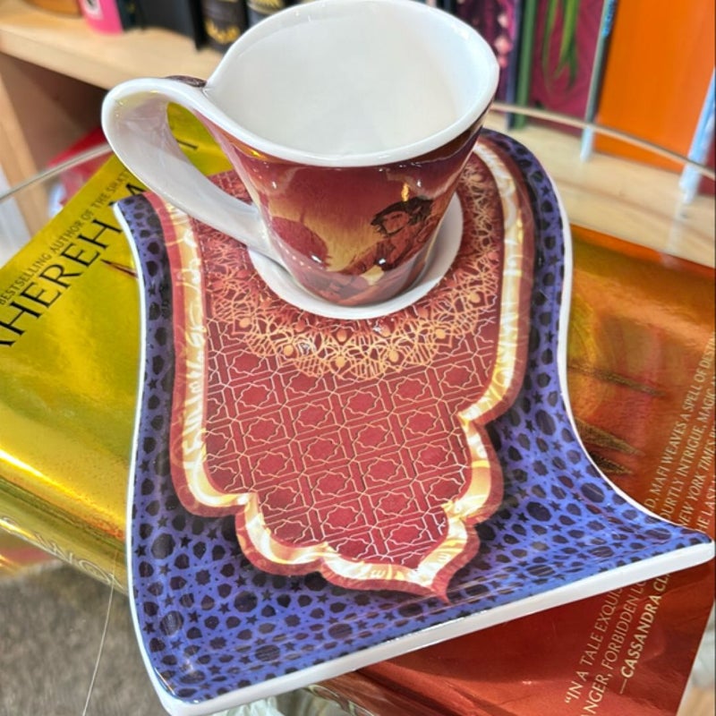 City of Brass Litjoy Crate Teacup with Saucer