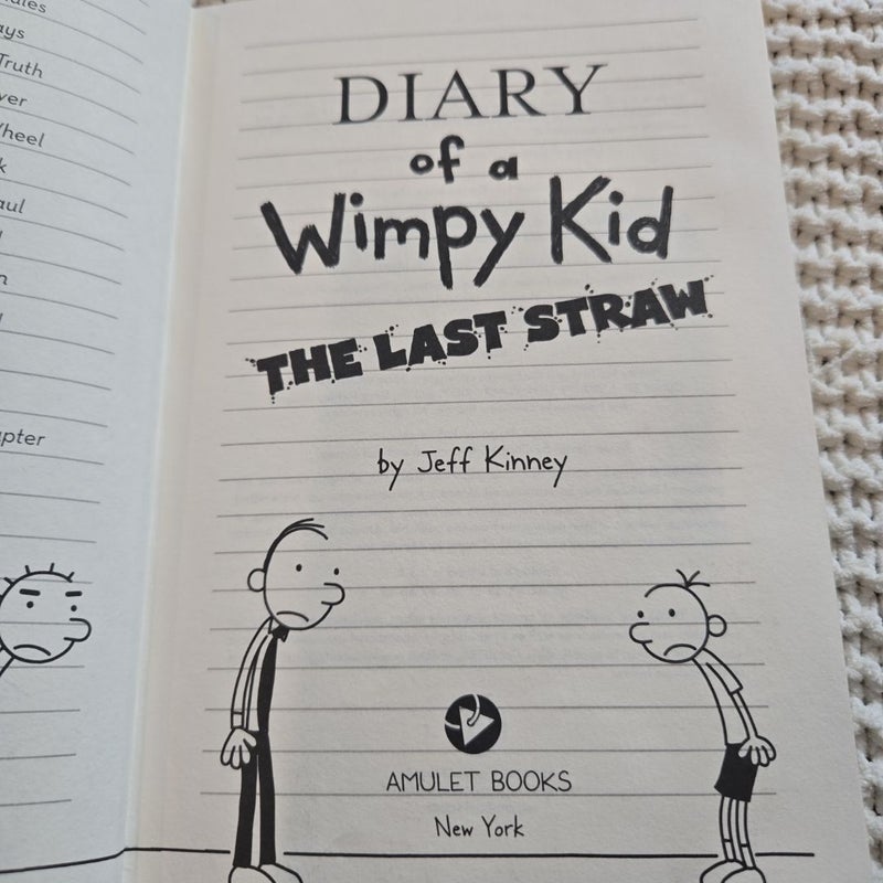 Diary of a Wimpy Kid # 3 - the Last Straw