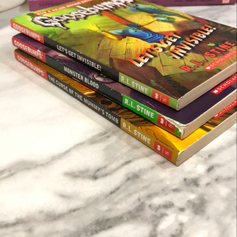 Goosebumps- reprinted 3 pack