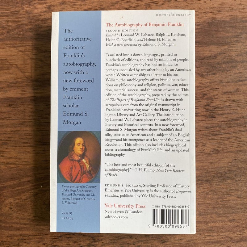 The Autobiography of Benjamin Franklin