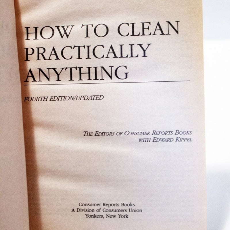 How to Clean Practically Anything