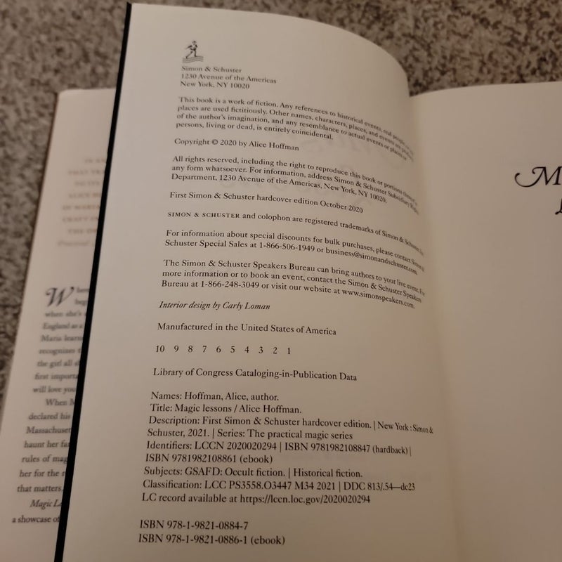 Magic Lessons (First Edition)