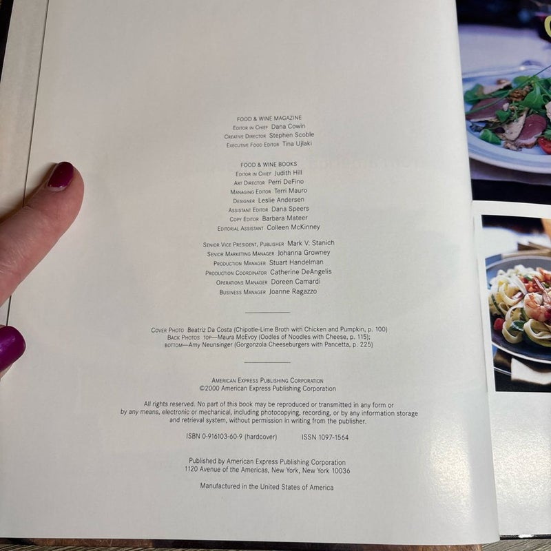 Food and Wine Magazine's 2000 Annual Cookbook