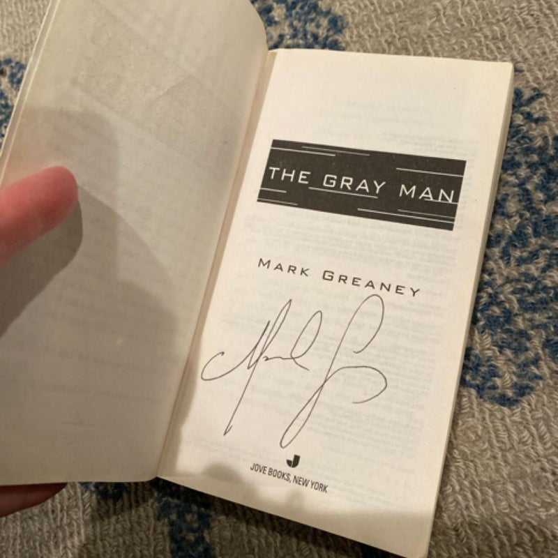 Signed - The Gray Man by Mark Greaney