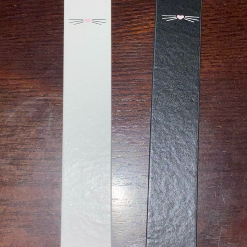 KATE SPADE 2 PACK CAT BOOKMARKS 