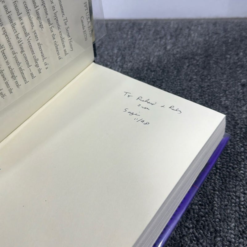 The Secret History 1992 Early Print