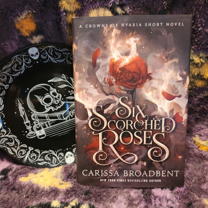 Six Scorched Roses