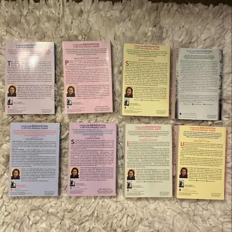 Bridgerton Full Boxed Set Books 1-8 