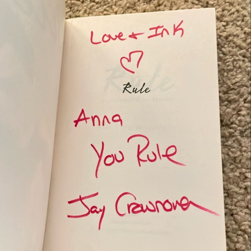 Rule (original cover signed by the author)