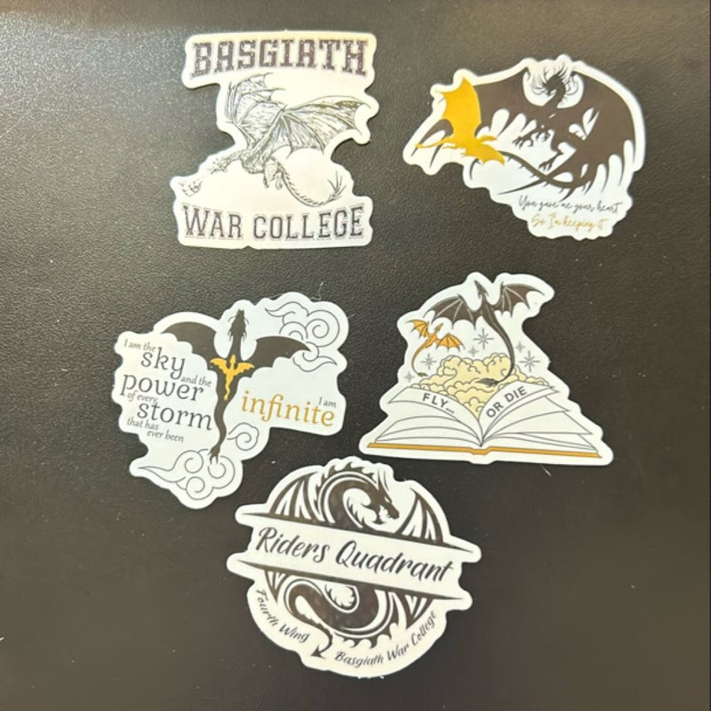 Fourth Wing Sticker Bundle