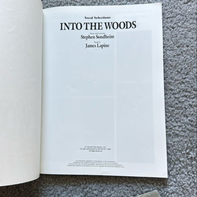 Into the Woods (Vocal Selections)