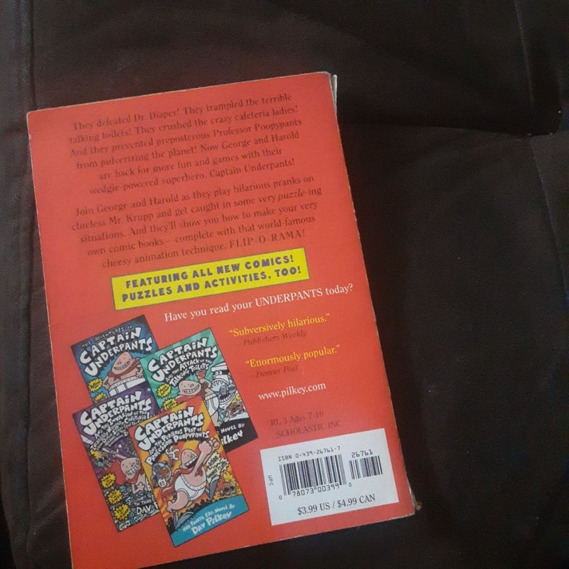 The captain underpants extra crunchy book o' fun