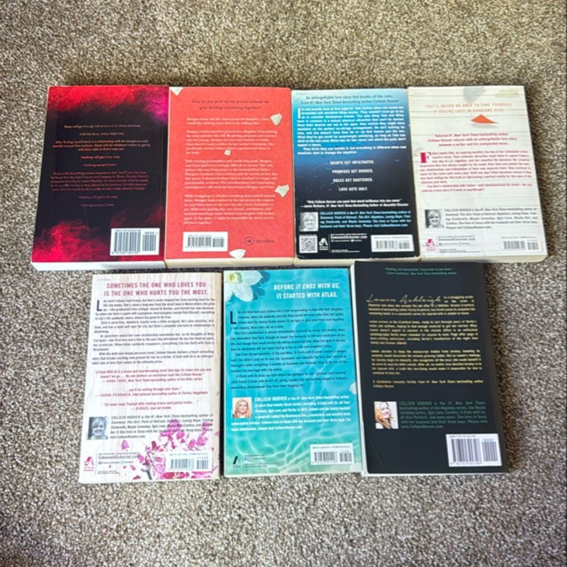 7 COLLEEN HOOVER BOOKS