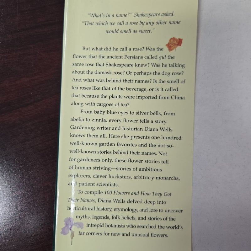 100 Flowers and How They Got Their Names