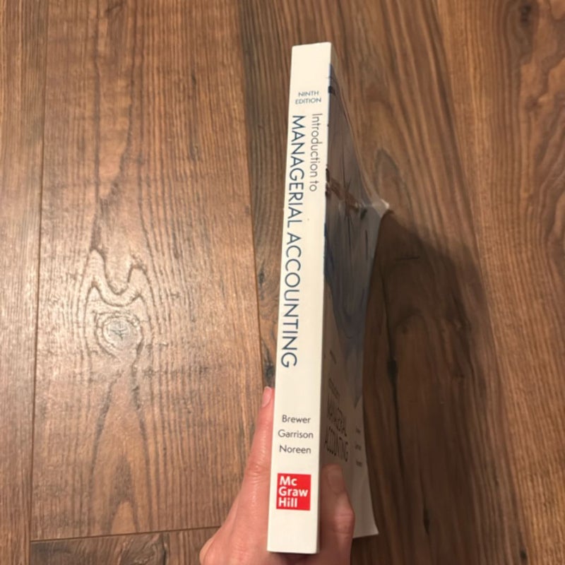 Introduction to Managerial Accounting