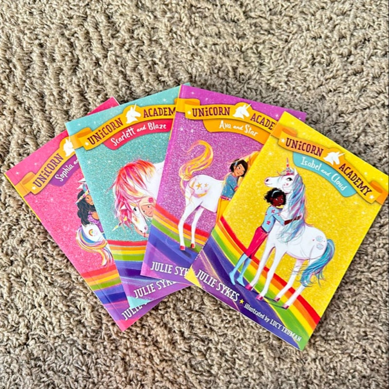 Unicorn Academy: Rainbow of Adventure Boxed Set (Books 1-4)