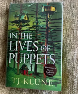 In the Lives of Puppets Waterstones signed 