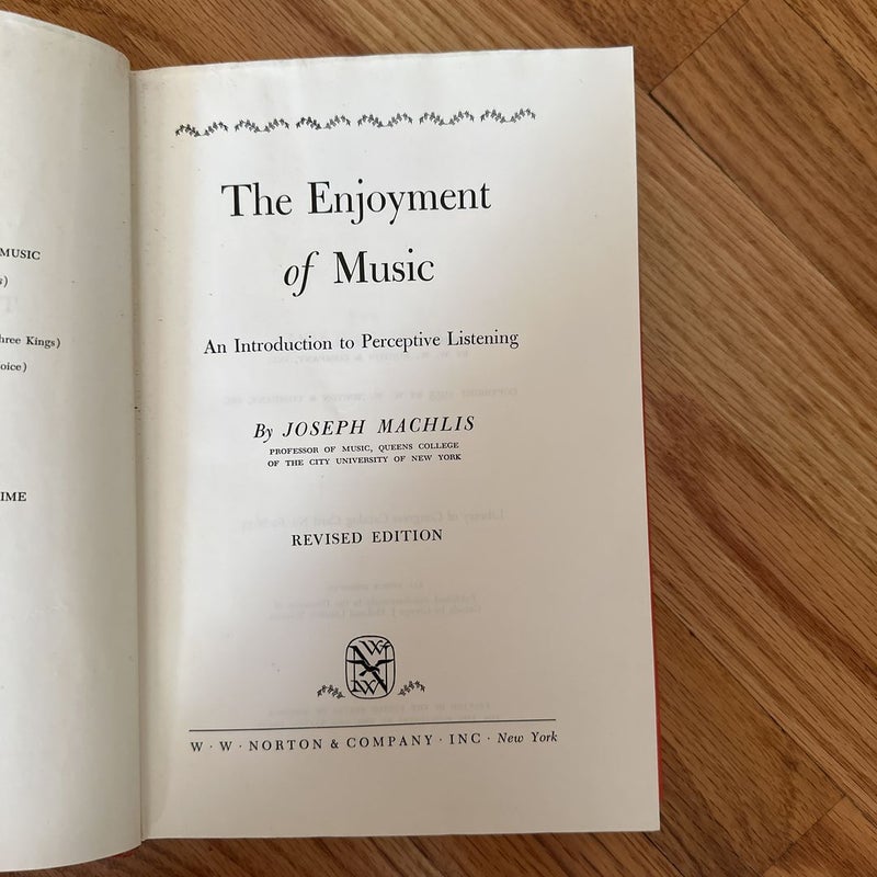 The Enjoyment of Music 