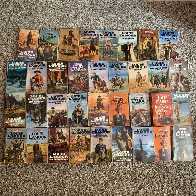 Collection of 35 Louis L’Amour novels by Louis L’Amour , Paperback |  Pangobooks