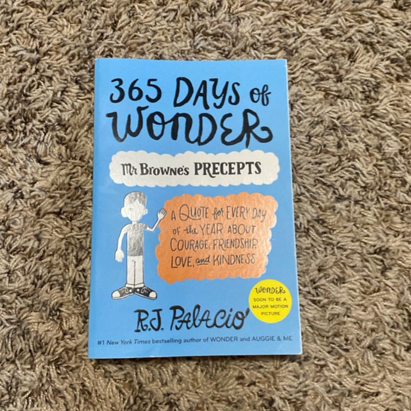 365 Days of Wonder: Mr. Browne's Precepts