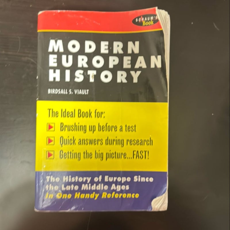 Schaum's Outline of Modern European History