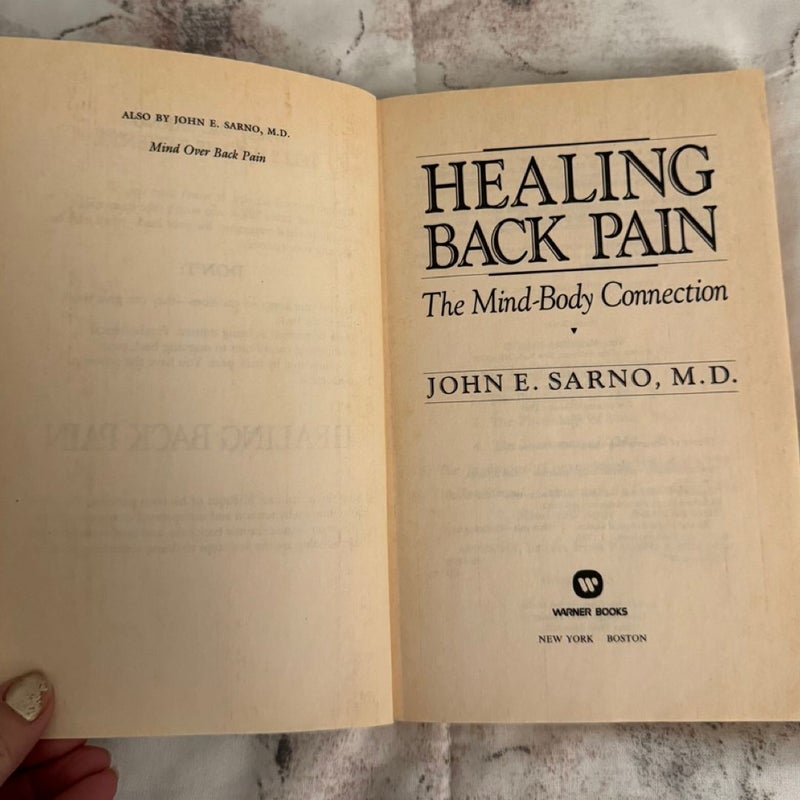 Healing Back Pain