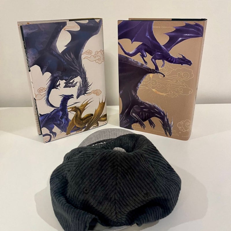 Fairyloot Exclusive Editions: Fourth Wing + Iron Flame & Basgiath Cap