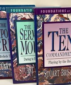 3 book bundle - The TEN Commandments- The Sermon on the Mount- The Apostles Creed 